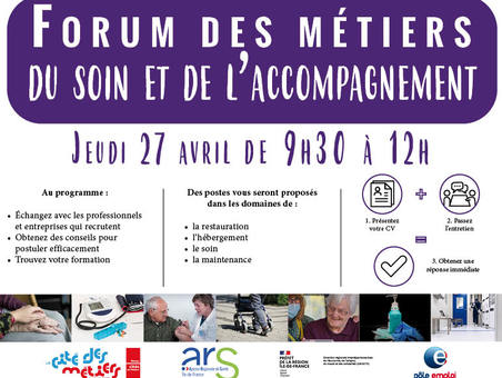 Forum des métiers du soin et de l'accompagnement