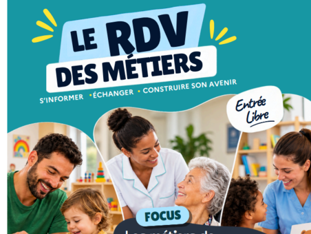 Les RDV des métiers : les métiers de l’aide et des soins à la personne & de la petite enfance