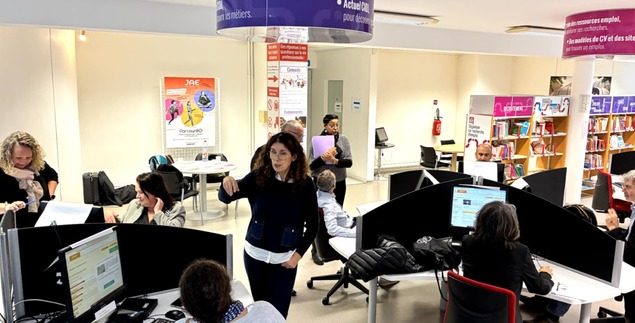 Accueil des professionnels de l'orientation de l'éducation nationale pour leur présenter notre offre de service